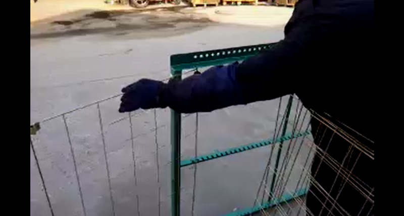 Curing rack installation